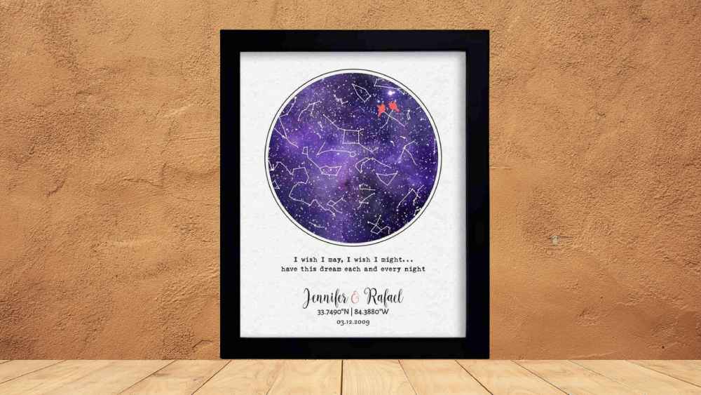 Extra Ordinary Gift Custom Star Map