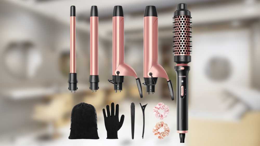 Wavy talk 5-in-1 Curling Wand Set