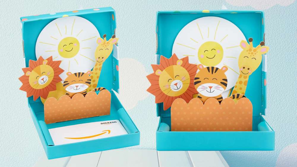 Amazon Gift Card in a Box with Cute Design