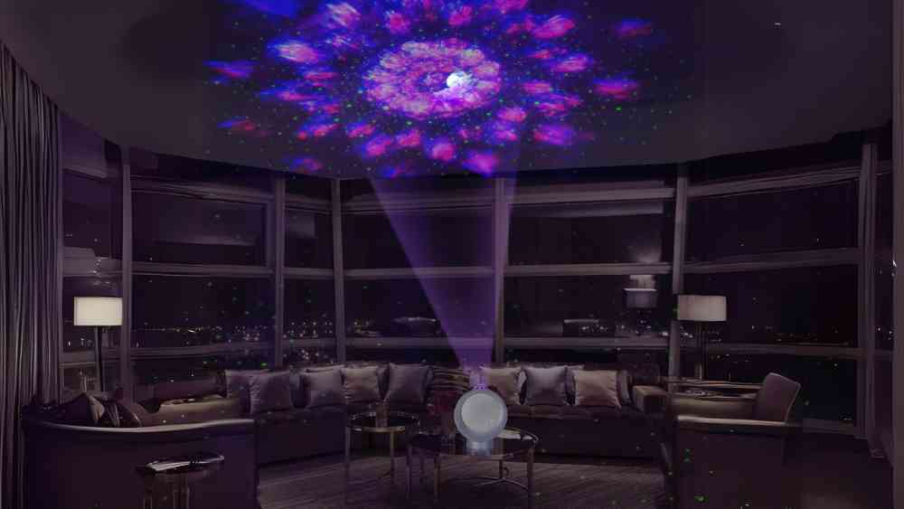 RGB LED laser star projector with smartphone app