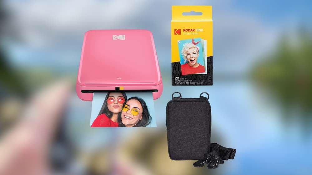 Kodak instant photo printer for use with phones