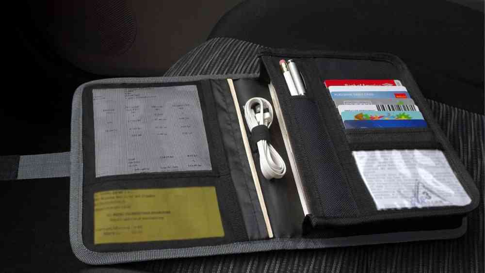 Tesla Branded Insurance and Car Registration Holder