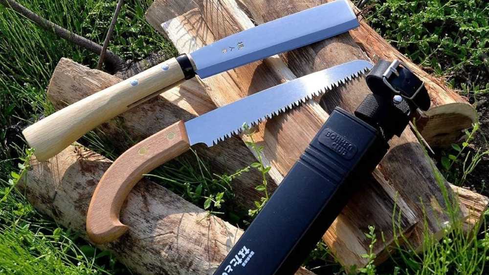 Knife and Saw Set made with Carbon Steel