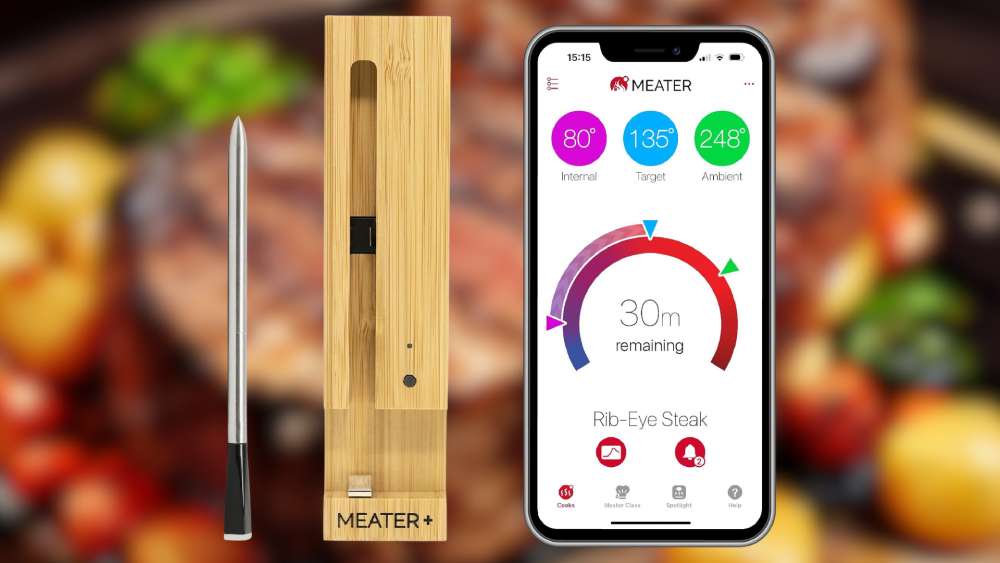 Meat Thermometer with Bluetooth For Oven Grill BBQ And Smoker