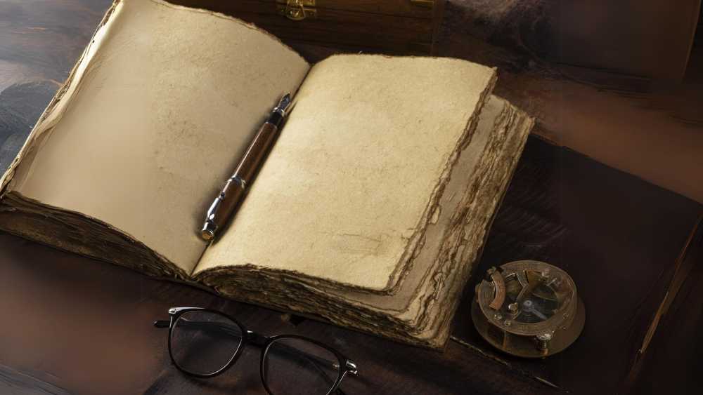 Vintage Looking Leather Journal Tree of Life