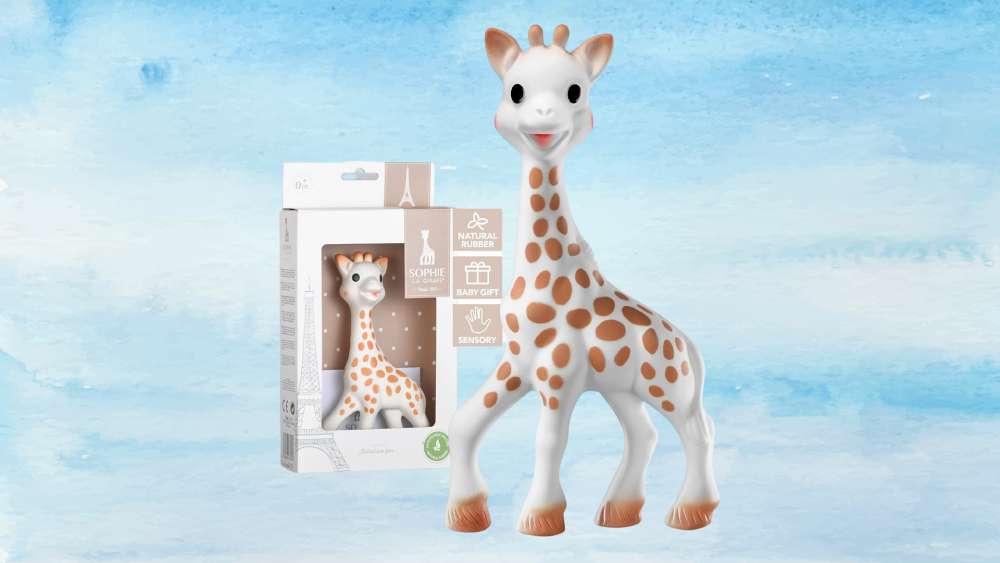 Sophie the Giraffe Teether 100 Percent Natural Rubber