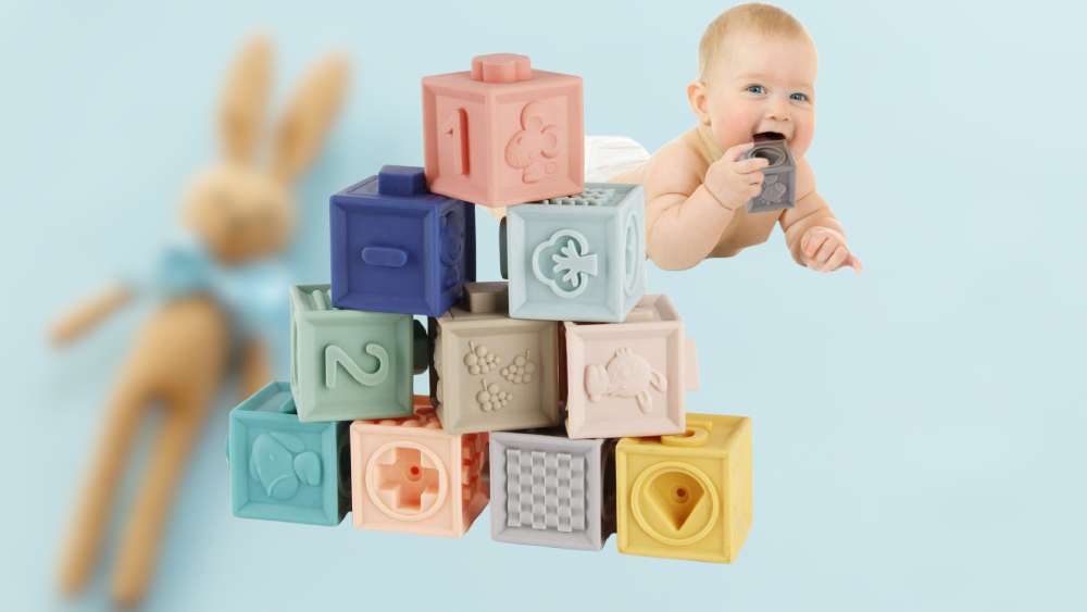 Cute and Colorful Baby Milestone Building Blocks