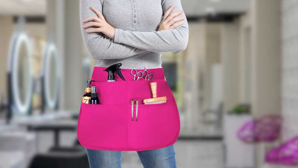 Waist Length Hair Stylist Apron