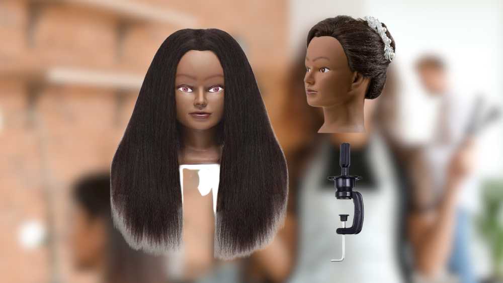 Afro Mannequin Head for practice styling
