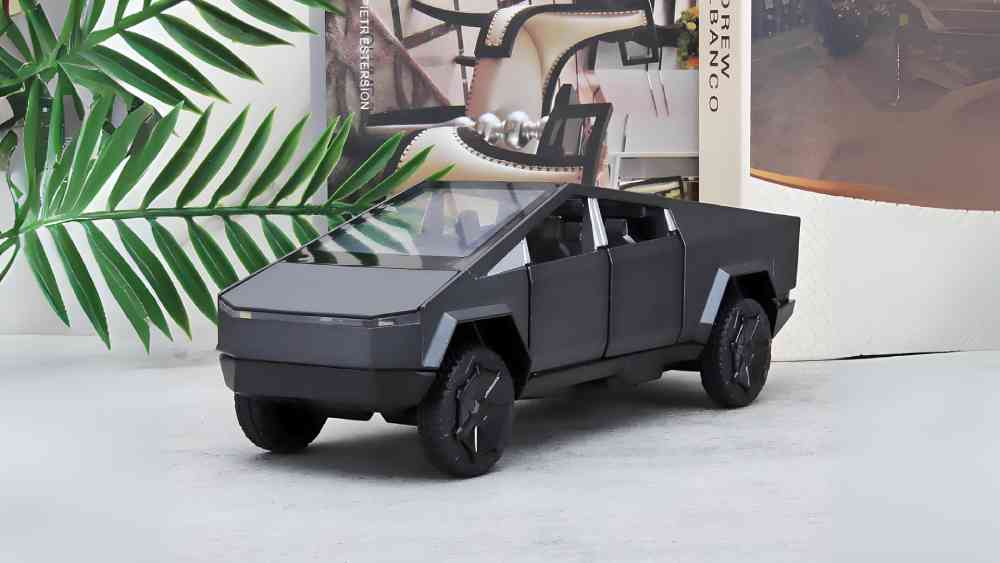 Tesla Cyber truck Model in black color