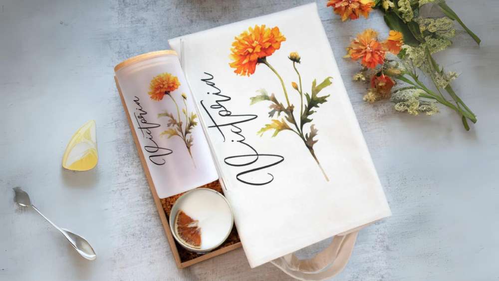 Handmade Birthday gift box with relaxing products
