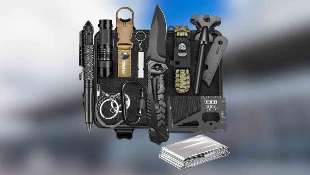 Survival Gear Kit Tools And Equipment
