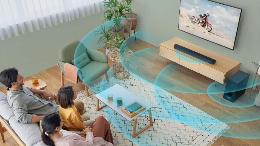 Surround sound Sony soundbar with powerful wireless subwoofer