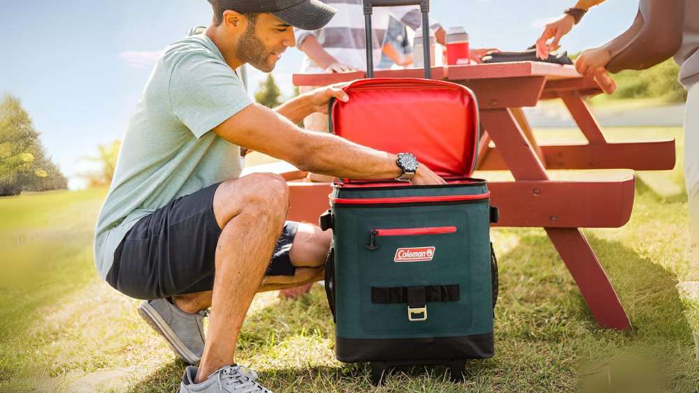 Coleman Cooler Insulated Leak Proof For Camping Traveling