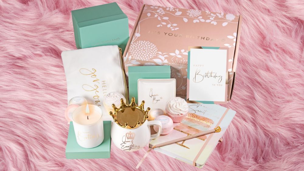 Happy birthday box for women by luxe england