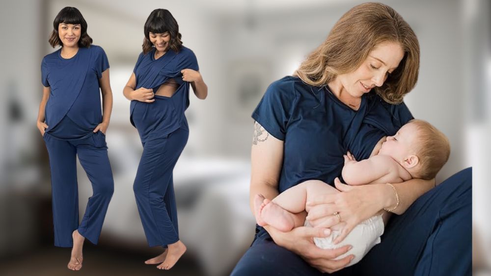 Comfortable and Soft Maternity Pajama Set
