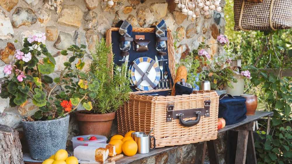 Deluxe Basket Set for 2 Picnic Set