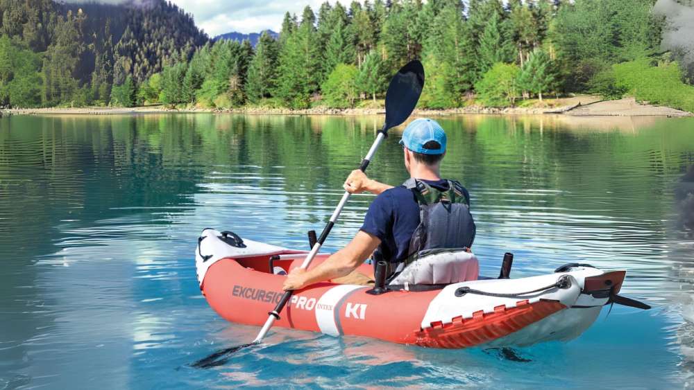 Inflatable Kayak Intex Excursion Pro Boat With Paddl