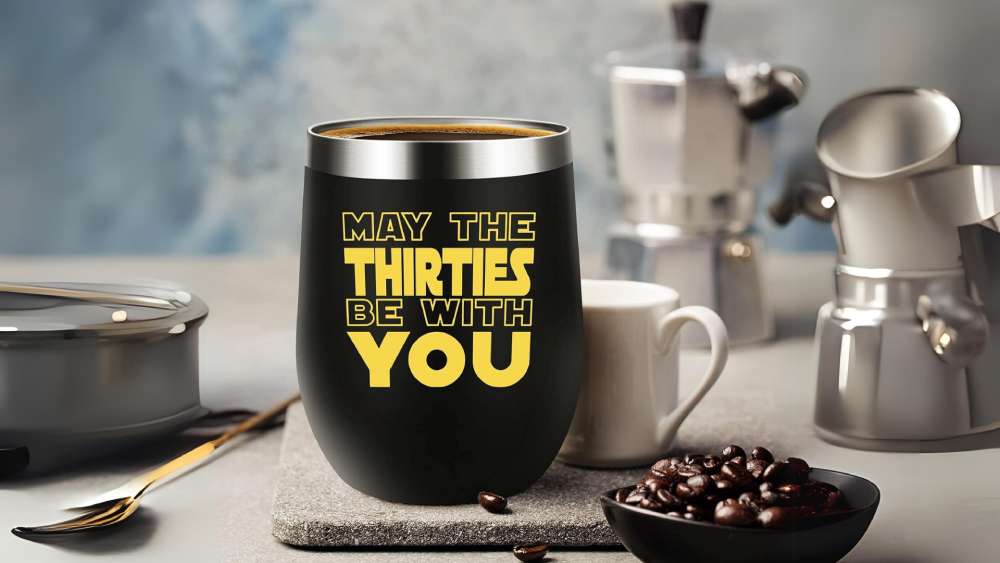 May the thirties be with you tumbler gift