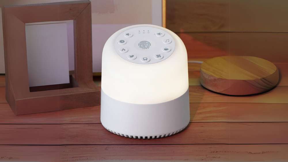 White Noise Sleep Sound Machine Mixer With Night Light