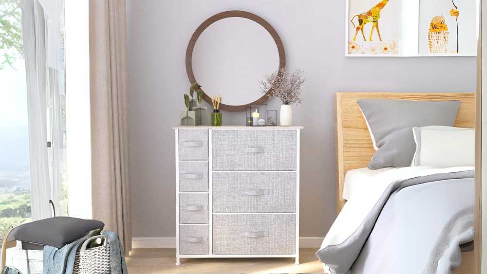 Seven Drawers Dresser for storing salon equipments