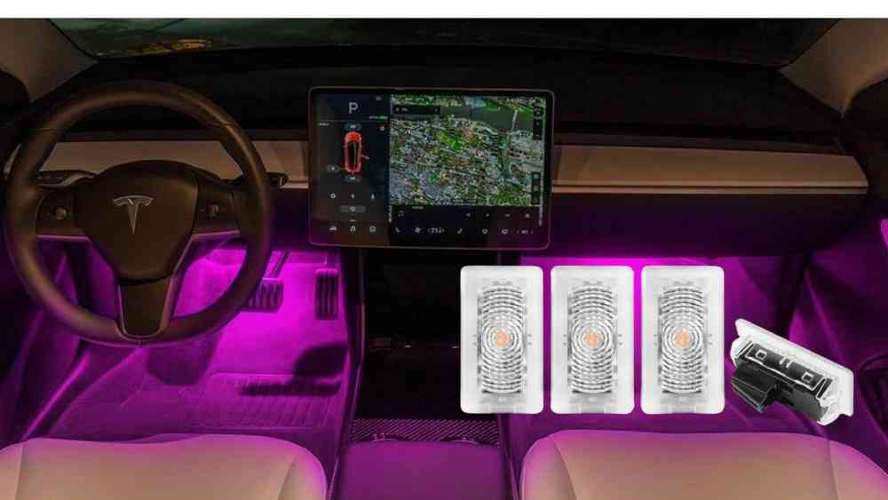 Tesla Interior Car LED Light Bulb Kit Fits