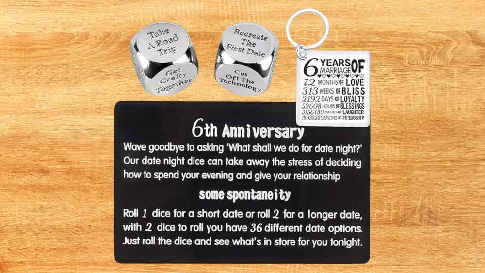 Anniversary Date Iron Gift for Her and Him