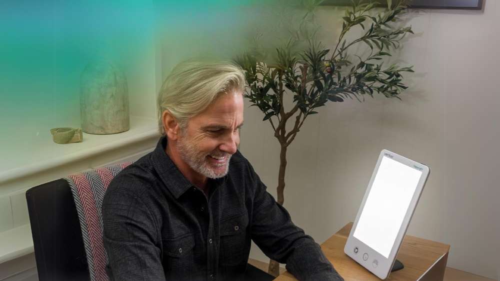 LED Therapy Lamp UV-Free Adjustable Brightness