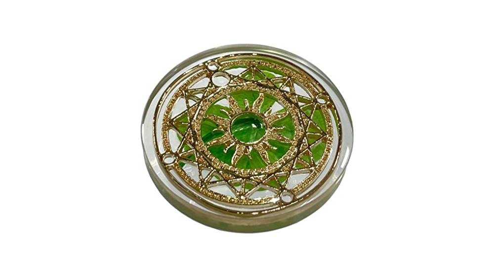 Four Leaf Clover Token in Hardened Resin