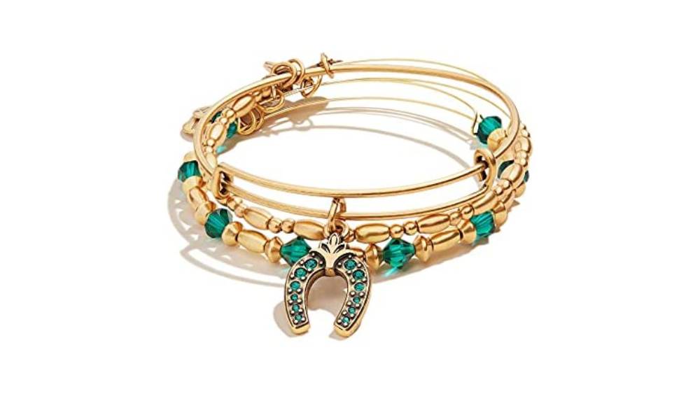 Bangles with Dark Green Stones