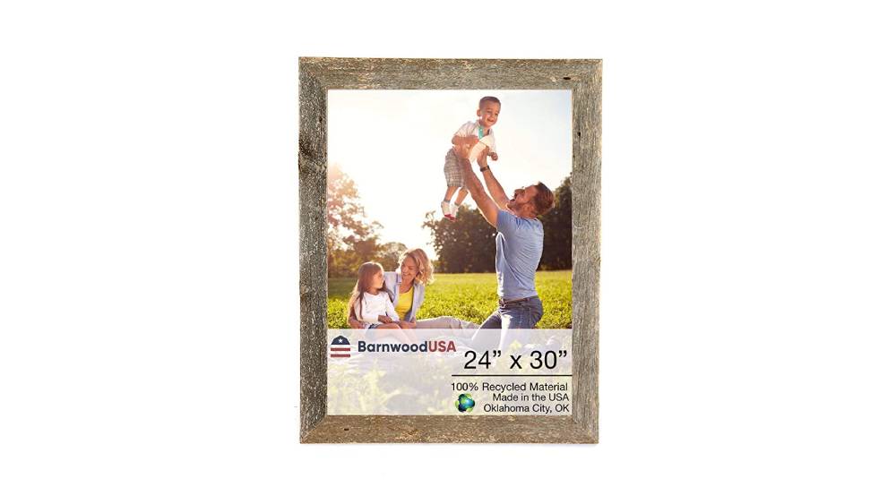 Picture Frame made or reclaimed wood
