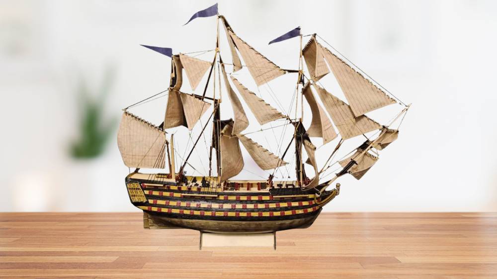 Model Ship with HMS Beagle Pattern