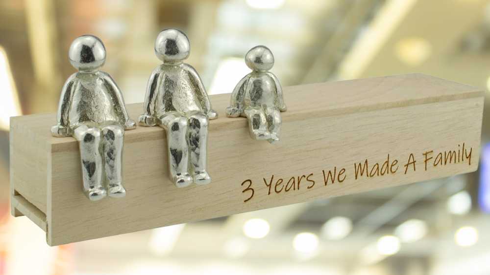 3 Years We Made A Family Metal Ornament Anniversary Gift Idea