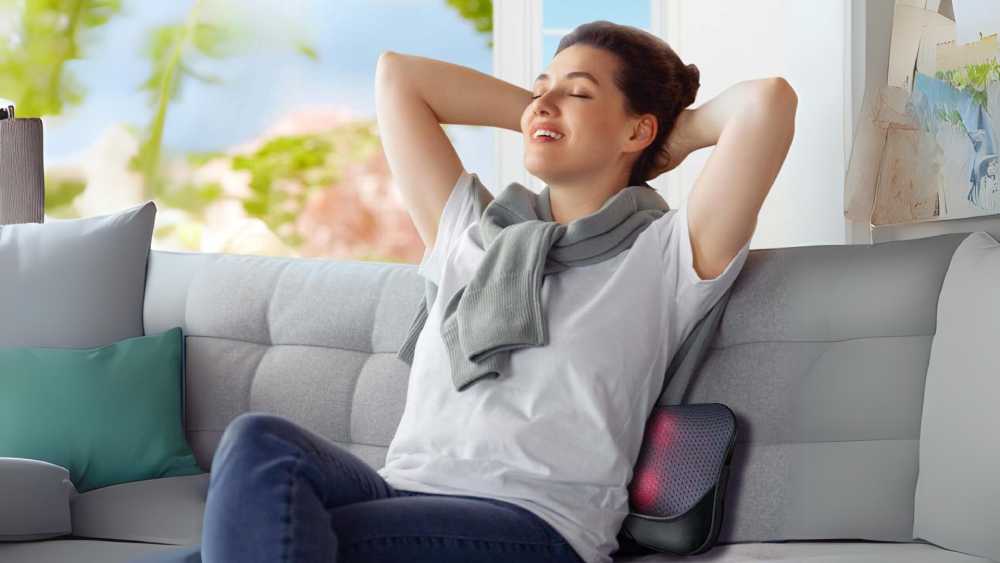 Neck Deep Kneading Heat Massage Pillow