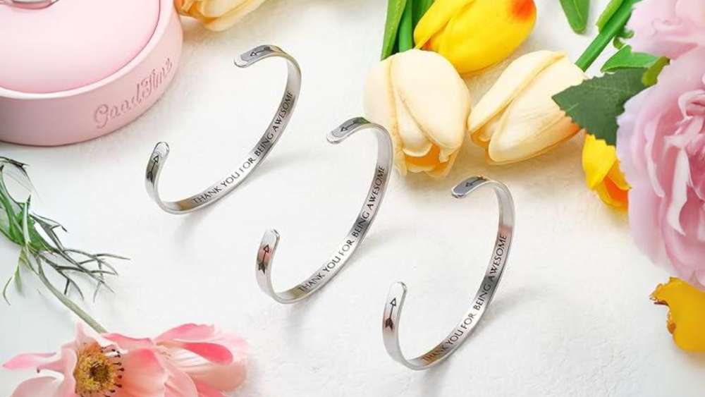 Inspirational Bracelets can fit with various wrist sizes