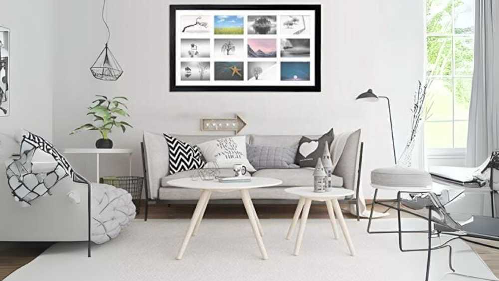 Rectangular Collage Picture Frames with 12 slots