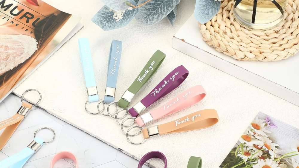 Pack of 24 Silicone Appreciation Keychains