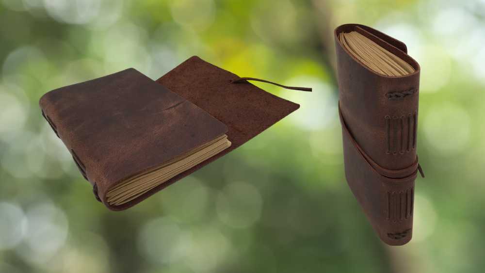 Elegant Leather Planner Notebook