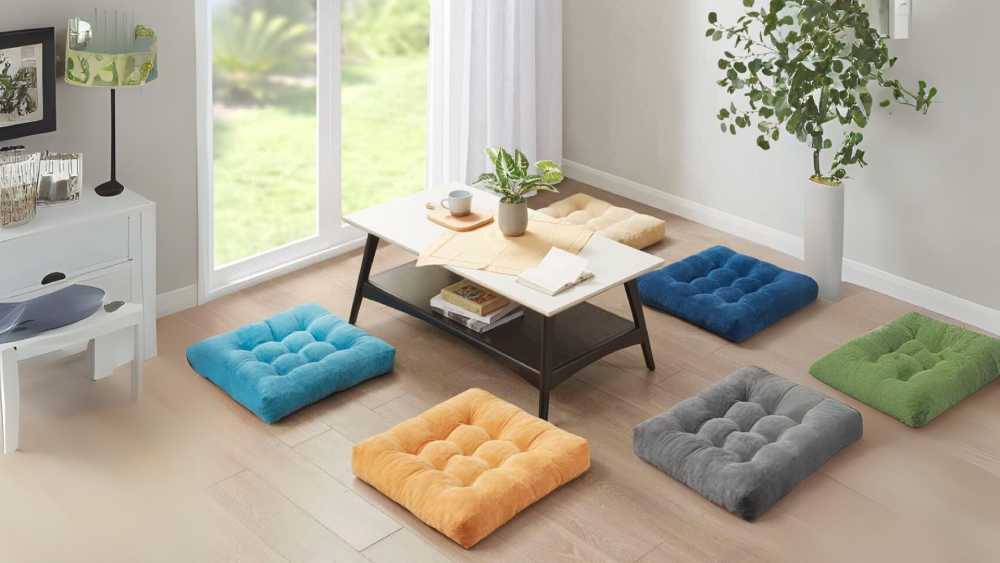 Last Minute Birthday Gifts for Female Friend Corduroy Outer Fabric Meditation Pillow