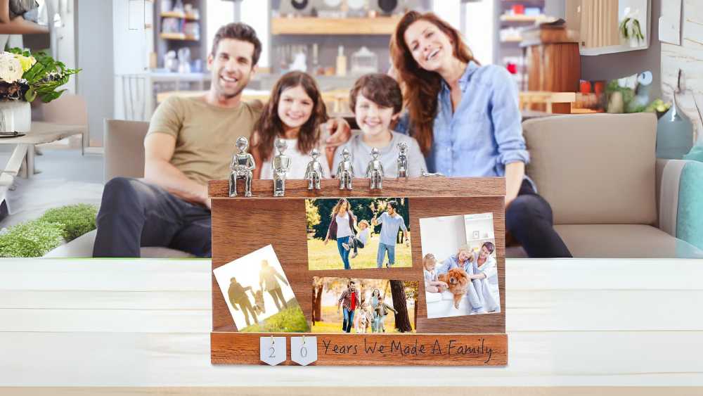 Wooden Memory Picture Box