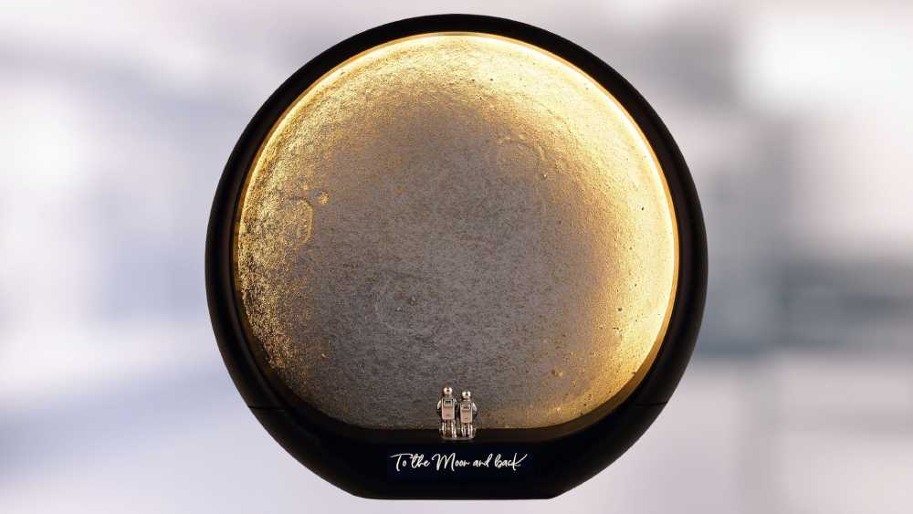 Moon Decor Lamp Astronomy Artwork Romantic Anniversary Gift