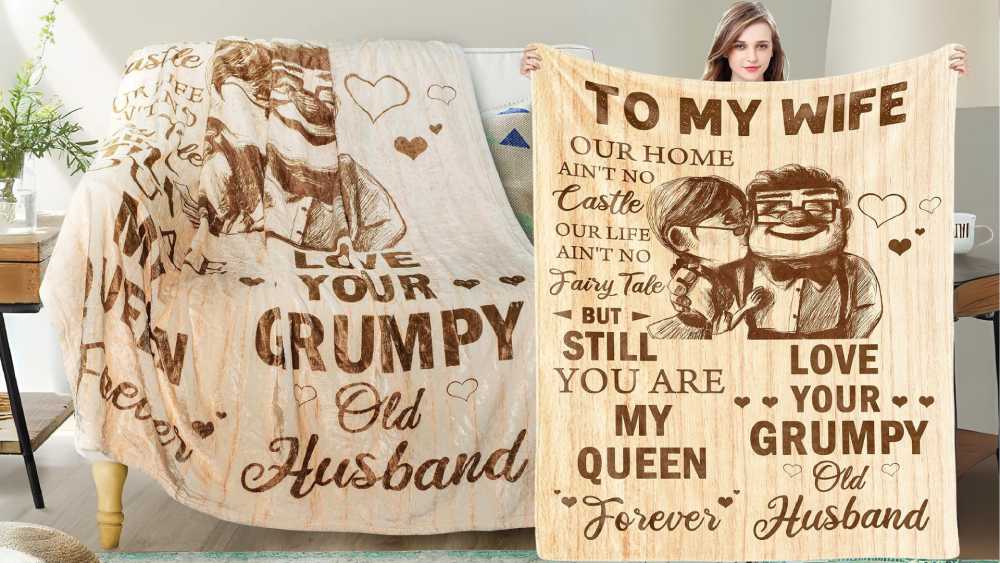 To My Wife Anniversary 50x60 inch Blanket