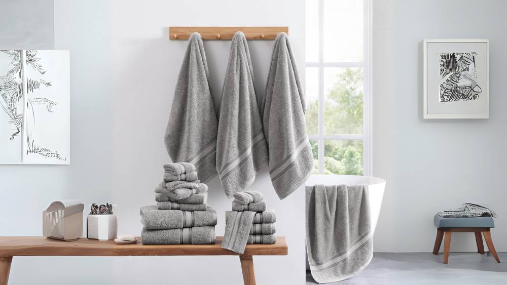18 Piece Bath Towels Set