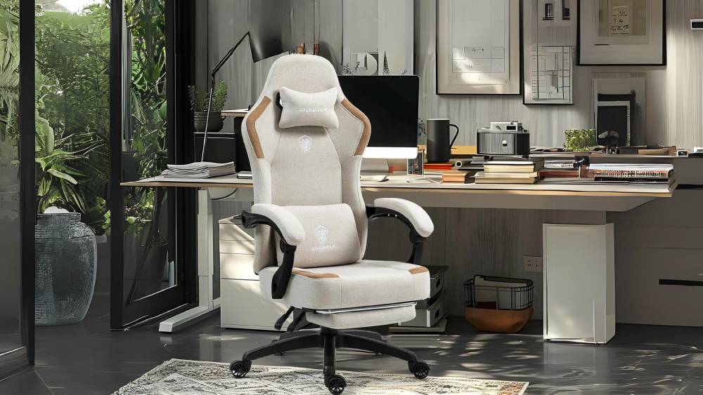 Black and White Gaming Chair