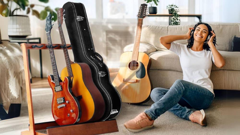Guitar Stand that Holds five guitars