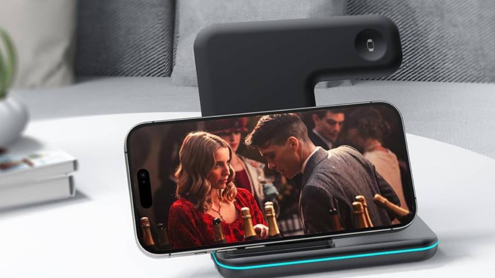 Wireless Charging Station for iPhone AirPods, Cellphone And Smart Watch