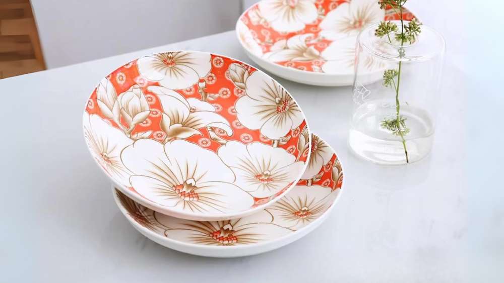 Four Design Durable Porcelain Plates