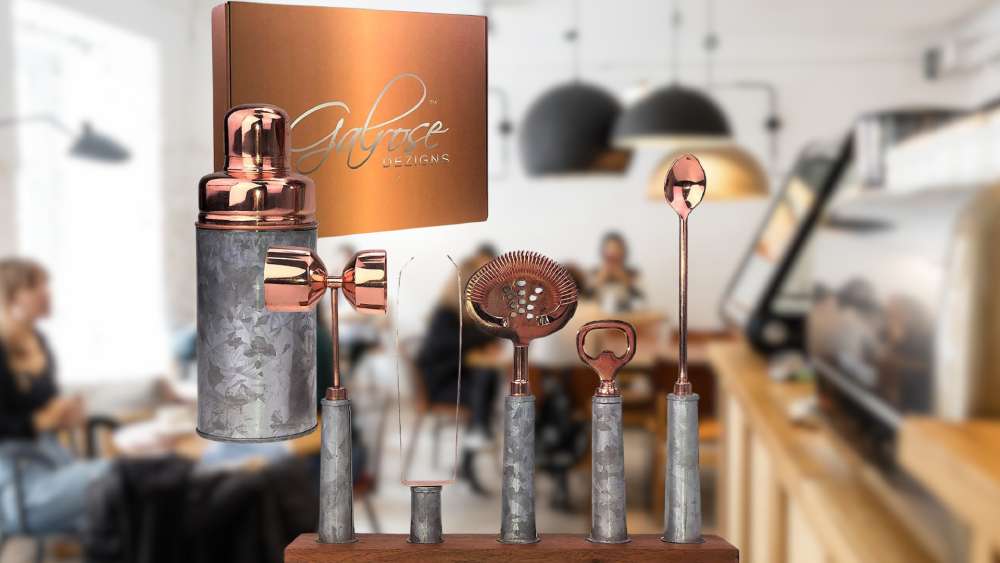 Cocktail Shaker Set Handcrafted by India Artisans