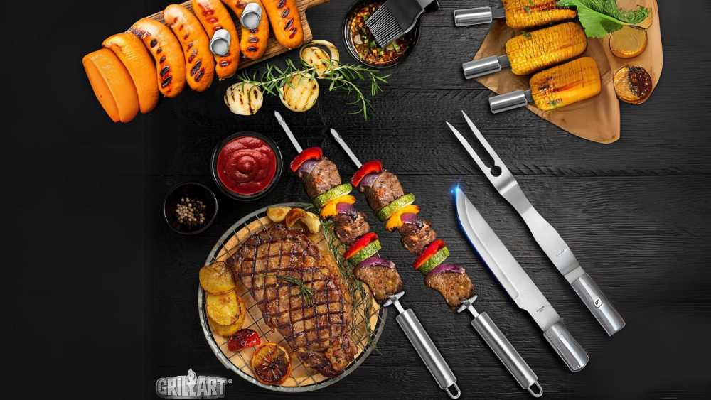 BBQ Grill Utensil Tool Stainless Steel Barbecue Grilling Set