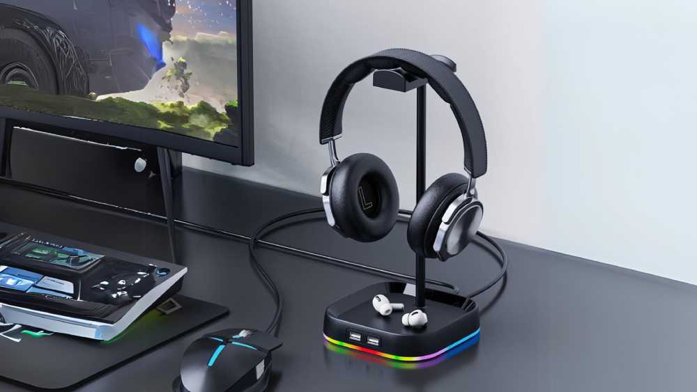 Headphone Stand with RGB Light